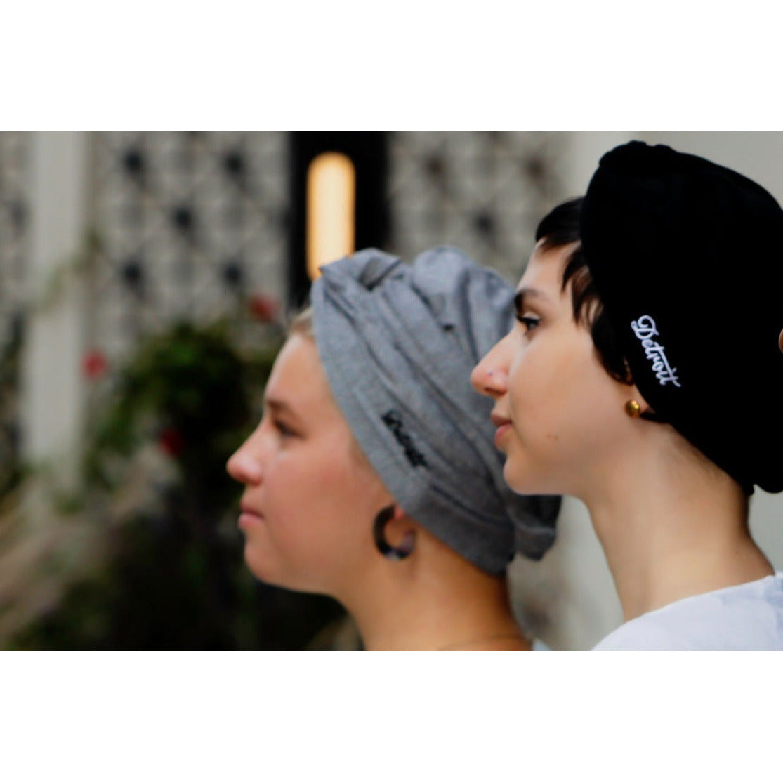 Turban-Detroit Grey Jersey - Modestia Collection is a Detroit scarf based brand with a curated for Detroiter's and to the eclectic style of scarf lovers around the globe.