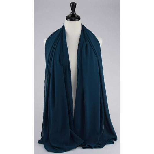 Chiffon Scarf- Teal