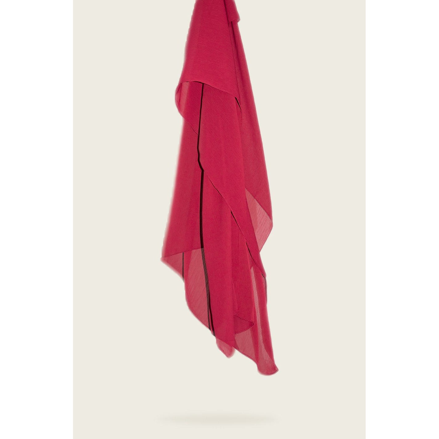 Chiffon Scarf- Deep Red - Modestia Collection is a Detroit scarf based brand with a curated for Detroiter's and to the eclectic style of scarf lovers around the globe.