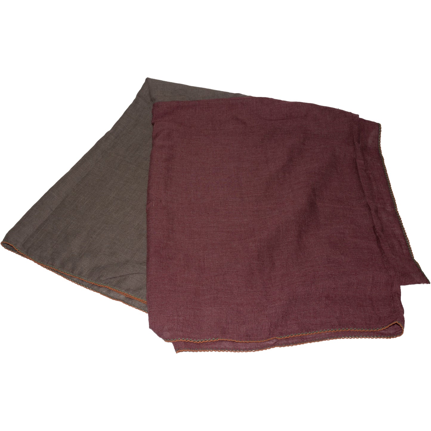 Color Block - Rosewood and Ash - Modestia Collection is a Detroit scarf based brand with a curated for Detroiter's and to the eclectic style of scarf lovers around the globe.