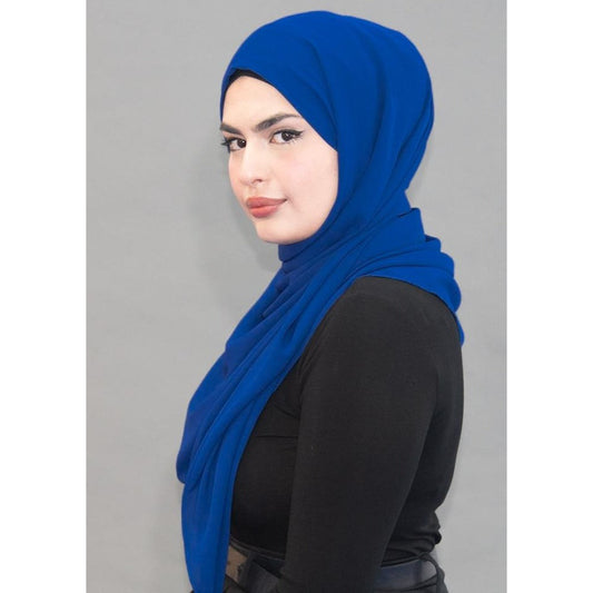 Limited Edition Gold Medallion Hijab / Scarf - Egyptian Blue - Modestia Collection is a Detroit scarf based brand with a curated for Detroiter's and to the eclectic style of scarf lovers around the globe.