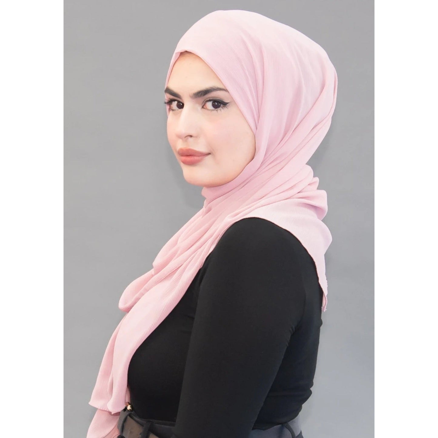 Chiffon Scarf-Ballet Pink - Modestia Collection is a Detroit scarf based brand with a curated for Detroiter's and to the eclectic style of scarf lovers around the globe.