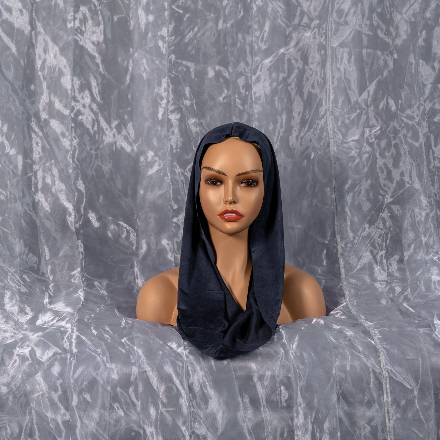 Turban- Detroit Navy Faux Suede