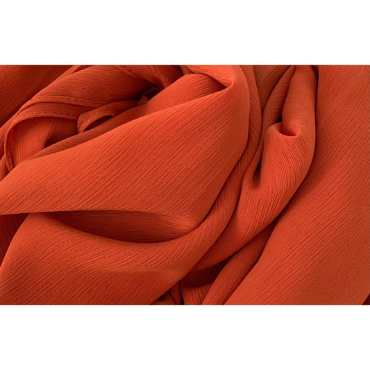 Chiffon Scarf-Rust Orange