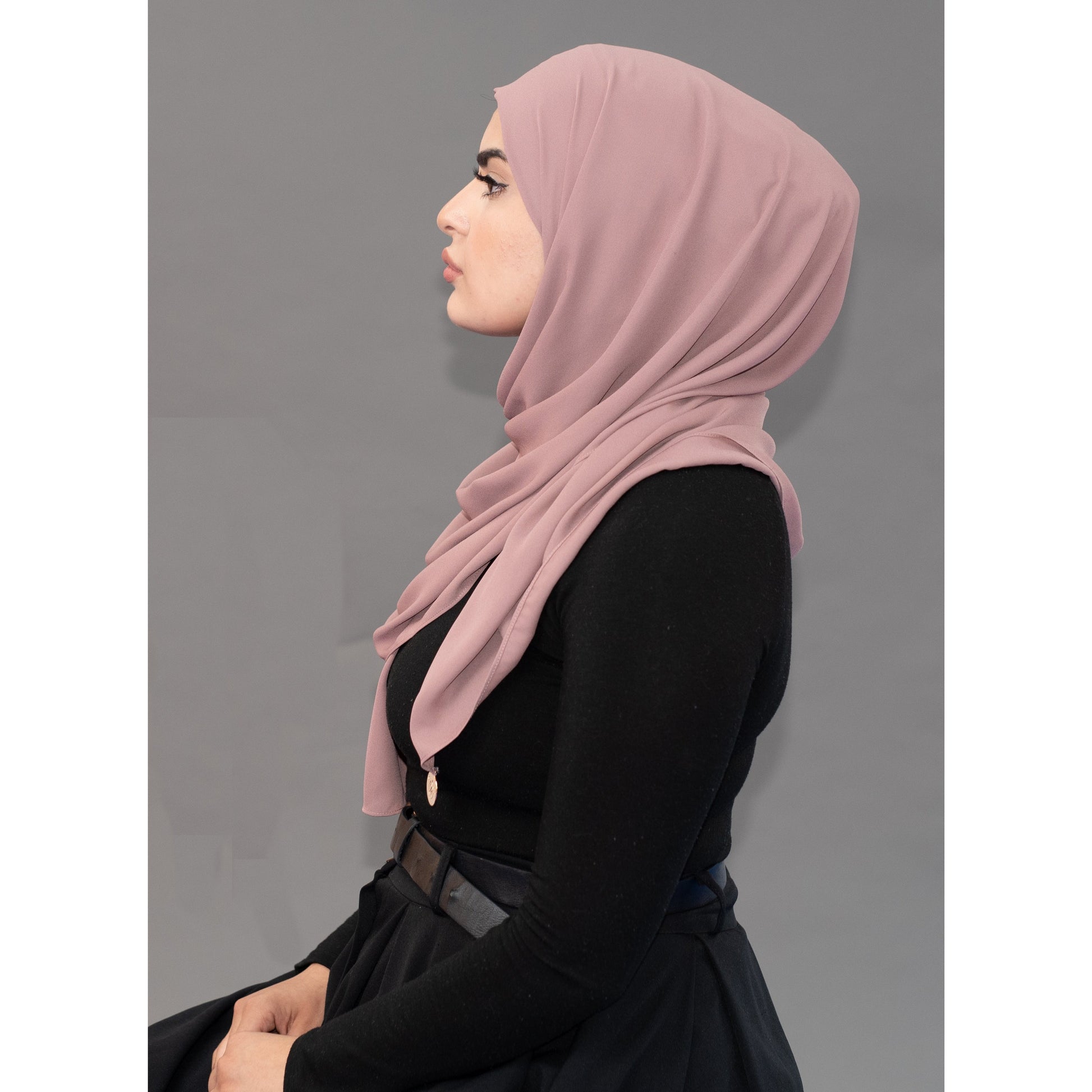 Limited Edition Gold Medallion Scarf- Desert Rose - Modestia Collection is a Detroit scarf based brand with a curated for Detroiter's and to the eclectic style of scarf lovers around the globe.