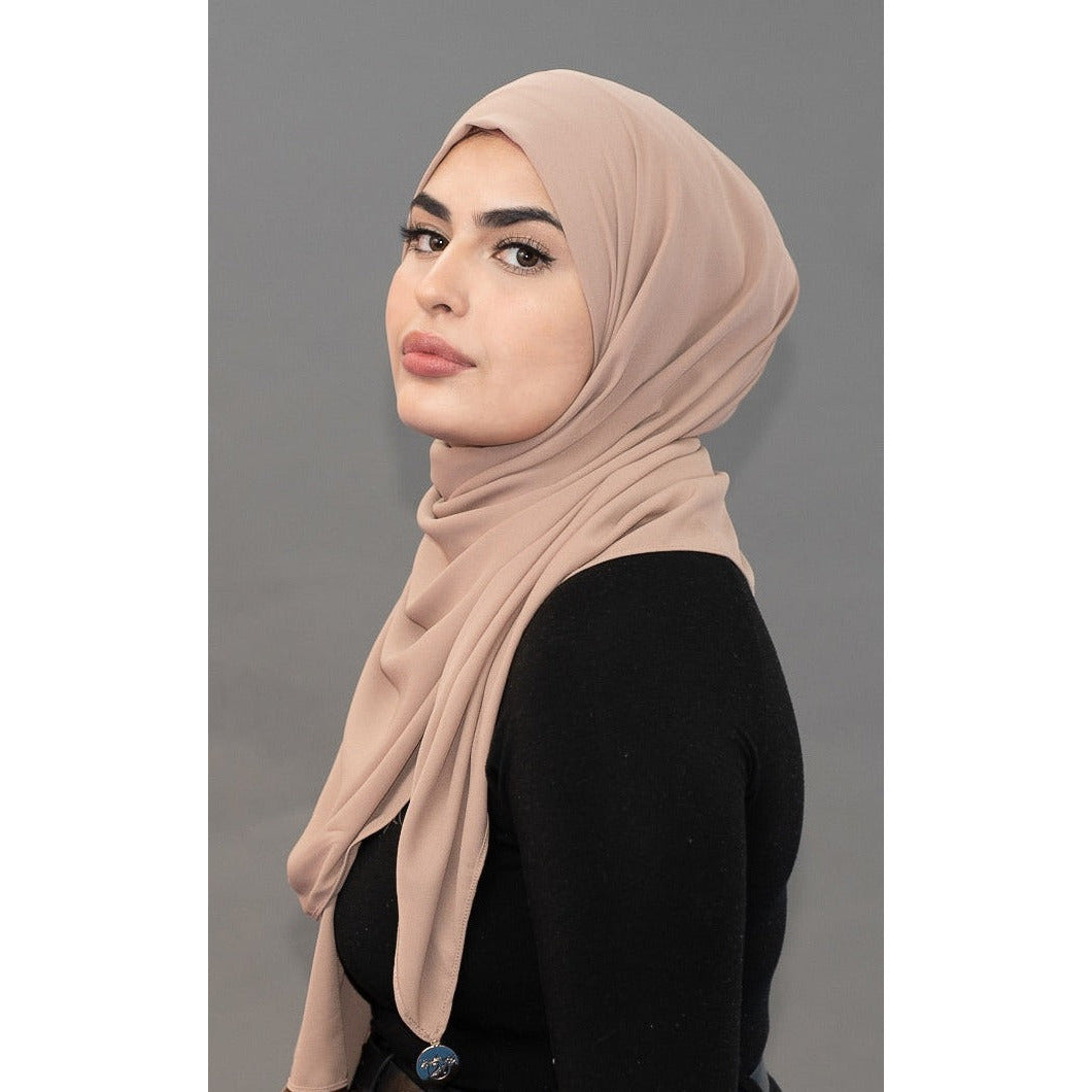 Limited Edition Gold Medallion Scarf- Sandy Beach - Modestia Collection is a Detroit scarf based brand with a curated for Detroiter's and to the eclectic style of scarf lovers around the globe.