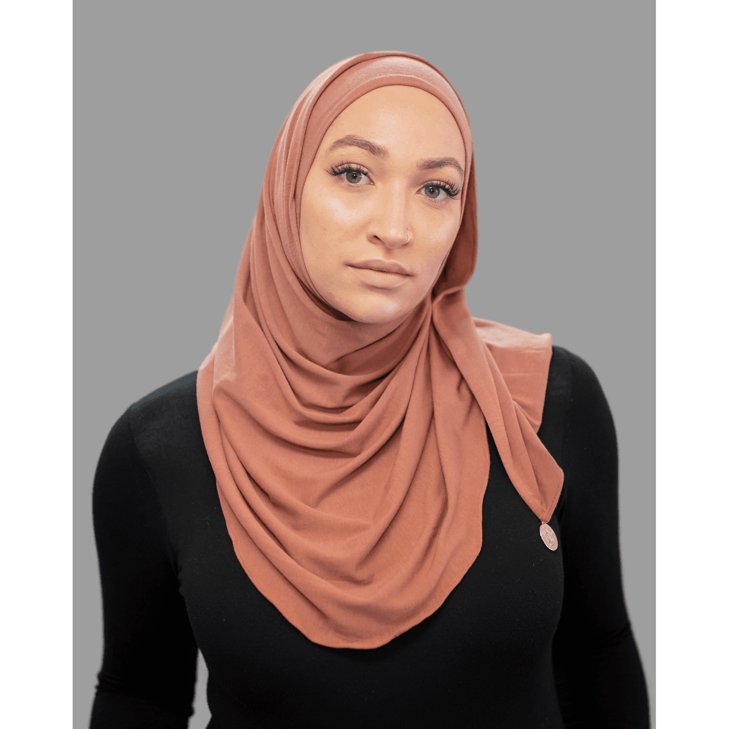 One Step Jersey Hijabs - Desert Rose