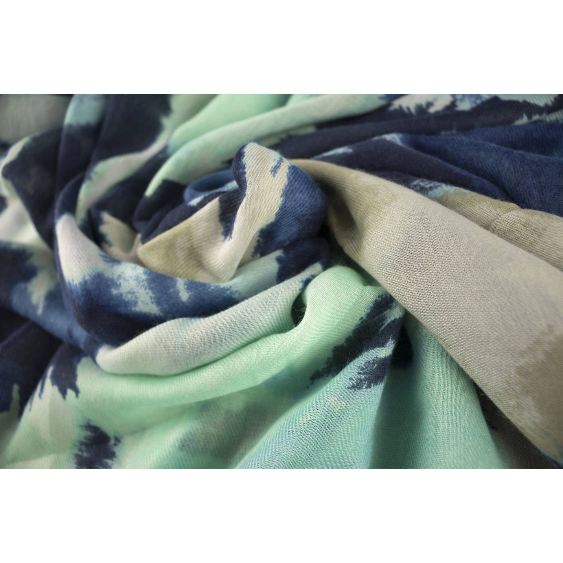 Artist's Palette - Blue Skies - Modestia Collection is a Detroit scarf based brand with a curated for Detroiter's and to the eclectic style of scarf lovers around the globe.