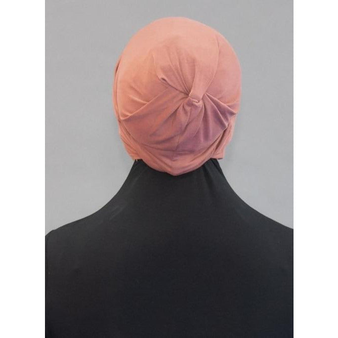 Criss Cross Tie-back Cap - Desert Rose - Modestia Collection is a Detroit scarf based brand with a curated for Detroiter's and to the eclectic style of scarf lovers around the globe.