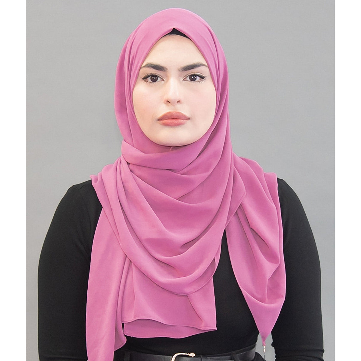 Limited Edition Gold Medallion Hijab / Scarf - Pink Lemonade (Concentr ...