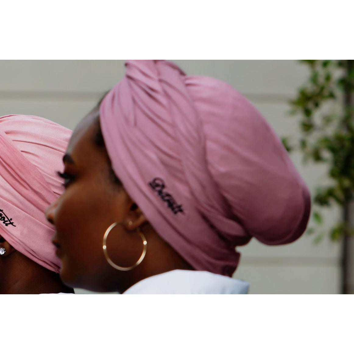 Turban- Detroit Pink Jersey - Modestia Collection is a Detroit scarf based brand with a curated for Detroiter's and to the eclectic style of scarf lovers around the globe.